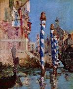 Edouard Manet Canale Grande in Venedig painting